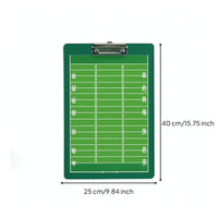 Board with Metal Clip Professional Clipboard Coaching Clipboard Writable Lightweight for Coaches