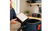 Rigid Replacement Filter Easy Installation Pleated Vacuum Filter Long-Lasting Filters Reliable for Dust Removal