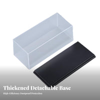 High Clarity 1:87 Scale Car Display Case Glueless Assembly Model Car Display Box Detachable Design for Collectors, Hobbyists