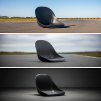 Molded Go-Kart Seat Contoured Kart Seat Shell Sturdy Easy to Install for Builders