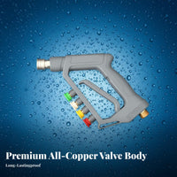 Quick Connect Nozzles Car Wash Water Heavy Duty High Pressure Washer Multi-Purpose for Homeowners, DIY Enthusiasts, Garden Watering