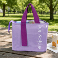 Large Capacity Insulated Lunch Bag for Students and Office Workers, Portable Picnic Cooler Tote with Thick Aluminum Foil Lining