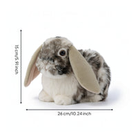 Stuffed Bunny with Long Floppy Ears Soft Stuffed Bunny Compact