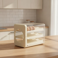 Egg Dispenser with Rolling Trays Clear Tray Food-Grade for Kitchen