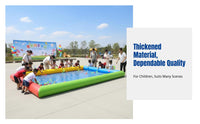 Thickened Inflatable Pool, Outdoor Large Swimming Pool for Kids, Fishing & Play Pond