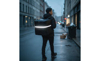 Food Delivery Backpack with Side Pockets Reflective Delivery Backpack with Frame Heavy-Duty for Couriers