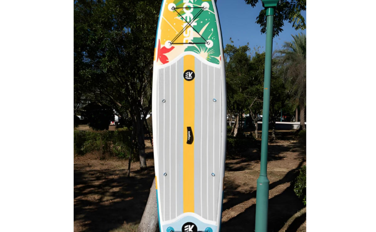 Portable Inflatable Stand up Paddle Board Easy to Stow Inflatable Stand-up Paddle Board Long-Lasting Paddle Surfboard Includes Accessories for Fishing