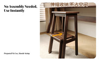 Multi-Functional Transforming Ladder Chair two-in-singleUse Step Stool Foldable Design transformable Seat Sturdy for Apartment Dwellers, Decor hobbyists, Indoors, Kitchen, Living Room, Library