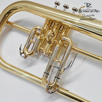 Bb Flugelhorn with Three Valves for Professional Performance