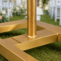 Wedding Arch Stand Easy to Assemble Round Wedding Backdrop Stand Reusable