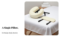 Multi-Functional Massage Face Cradle Universal Fit Adjustable Headrest Attachment Memory Foam Cushion for Adults, Beauty Salon, Spa, Bedroom