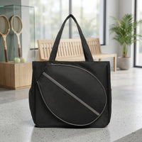 Racket Bag with Shoe Compartment Large Capacity Tennis Bag with Shoe Compartment Portable for Gym