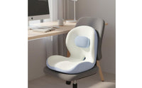 Non-Slip Bottom Ergonomic Posture Support Cushion Breathable Textile Contoured Chair Pad for Car
