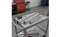 3 Pieces Long Handle Angled Wrench Set Versatile 3 Piece Power Bar Kit Breaker Bar Set Resistant for Mechanics