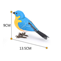 Singing Bird Toy Realistic Figurine Cute for Desk