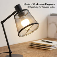 Lampshade for Ceiling Lights with European Textile Design and Decorative Trim, Small Shade for Table and Floor Lamps