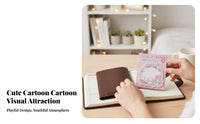 Thirty Sheets Cute Y Notes Repositionable Adorable Note Pads Residue Removal Cartoon Memo Pad for Students, Teenagers, School, Scrapbooking, Desks