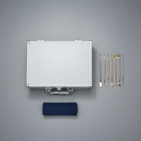 Ear Picking Tool Case Multi-Compartment Aluminum Tool Briefcase for Travel