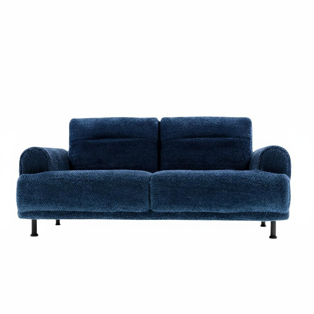 Miniature Sofa Two-Person 1:10 Scale Doll Couch for Hobbyists, Diorama