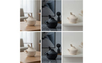 Ceramic Vase Handmade Artistic Vase Asymmetrical Vessel for Living Room