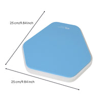 Drum Practice Pad Triangular Drum Pad with White Base Portable for Warm-Ups
