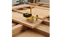 Non-Slip Handle Deck Board Straightening Tool Curved Arm Deck Board Straightener Contact Point Wheel Knurled Posts