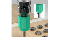 Knurled Grip Power Drill Conversion Head Compact Telescopic Drill Adapter Textured Surface Impact Wrench Adapter Metal
