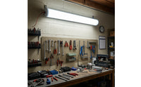 White Interior Light Bar Frosted LED Light Bar Translucent Lamp Rounded for Cargo Area, Trunk, Cabin