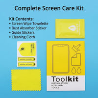 Phone Cleaning Kit with Dust Removal Sticker and Alcohol , Application Tool Kit for DIY Installer, Screen Installation Cleaning