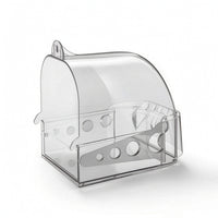 Bird Bath Container with Drawer Removable Cage Bird Bath Long-Lasting