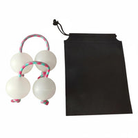 Crisp Sound Asalato Rhythmic Ball Adjustable Rope Asalato Shaker Sturdy Double Ball Shaker Portable for Beginners, Musicians, Band Accompaniment, Practice, Performance