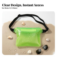 Swimming Electronic Protector Touch Screen Compatible Submersible Electronic Protector Adjustable Strap Diving Bag for Swimmers, Snorkelers