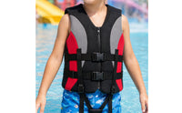 Buoyant Life Jacket with Crotch Strap Adjustable Swim Vest with Crotch Strap Long-Lasting Buoyancy Aid Jacket Supportive for Boating, Fishing