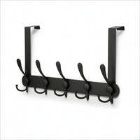 Over-the-Door Hook Rack Space-Saving Hardware Heavy-Duty for Bedroom, Entryway