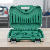 Empty Tool Case with Handle Plastic Tool Storage Case Toolbox Portable Long-Lasting for Diyers, Garage, Workshop