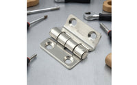 Thickened Offset Tri-Fold Hinge 304 Stainless Steel Hinge Mirror Finish Industrial Hardware for Manufacturers