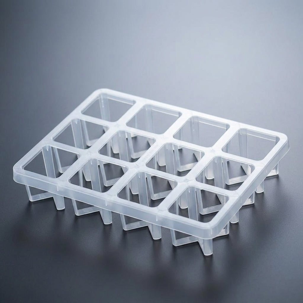 Plant Pots Indoor and Outdoor Set, Pack of 12 Square Plant Pots with Plant Pot Trays, Small Mini Plant Pots for House Plant Pots, 29cm Length