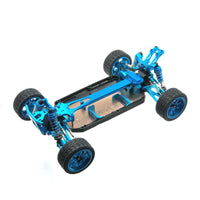 Metal RC Car Upgrade Frame Sturdy Structure RC Car Chassis Frame Heavy Duty Hobby Vehicle Parts for Racers, Rough Terrain