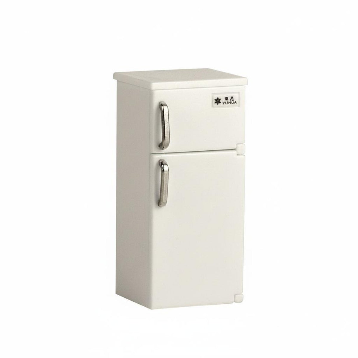 Double Door Dollhouse Refrigerator Realistic Design Miniature Fridge Opening Doors Toy Kitchen Appliance for Collectors