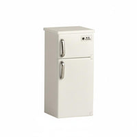 Double Door Dollhouse Refrigerator Realistic Design Miniature Fridge Opening Doors Toy Kitchen Appliance for Collectors