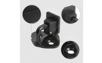 Door Lock Striker Pin Glossy Black Door Latch Striker Pin Auto Part Corrosion-Resistant Hardware Easy Installation for DIYers