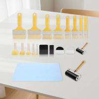 20 Pieces Scrapbooking Kit with Cutting Mat Complete Paper Craft Tool Kit Reusable Collage Tools for Hobbyists