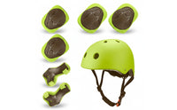7 Pieces Adjustable Straps Kids Helmet and Pads Set Shock Absorbing Young Skateboard Protection Kit Breathable Design Inline Skating Knee Elbow Wrist Guards Long-Lasting Hard Shell for Beginners, Toddlers, Roller Skating, Skateboarding, Cycling