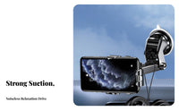 Suction Disc Car Ph Single Holder Anti-Movement Air Vent Ph Single Mount Multi-Functional Stable Grip for Commuters, Windshield