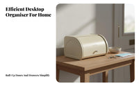Entryway Key Holder Box Stylish Design Desktop Storage Cabinet Countertop Storage Bin Debris Proof Sturdy Construction