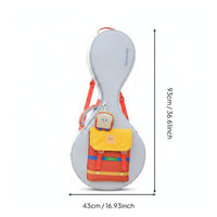 Dual Shoulder Straps Zhongruan Gig Bag Lightweight Zhongruan Backpack Case Thick Thick Padding Ruan Instrument Carry Bag for Teachers, School, Travel