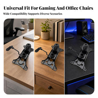 Stamped Steel Chair Base Control Plate Multiple Bolt Holes Tilt Mechanism Base Plate Ribbed Handle Swivel Tilt Control Mechanism