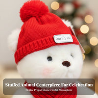 New Year Character Teddy Cute Design Stuffed Teddy Gift-Ready Packaging Stitched Nose for Children, Company Events