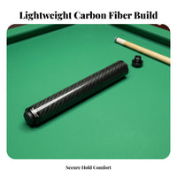 Pool Cue Extender Improves Reach Billiard Cue Extension Billiard Stick Lengthener Easy to Attach Universal Fit for Amateurs, Bar