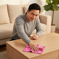 Large Microfibre Cloths and Thick Cleaning Cloth, Absorbent Microfibre Cloth for Kitchen Towel, Bound Border Microfiber Towels